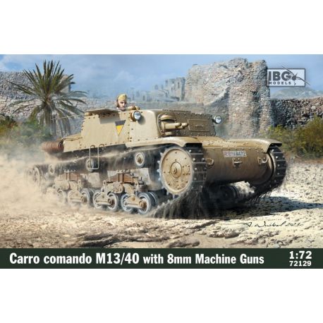 IBG MODELS 72129 Carro Comando M13/40 with 8mm Machine Guns 1/72