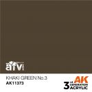 AK INTERACTIVE 11373 KHAKI GREEN NO.3 – AFV 3rd Generation