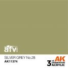 AK INTERACTIVE 11374 SILVER GREY NO.28 – AFV 3rd Generation