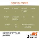 AK INTERACTIVE 11374 SILVER GREY NO.28 – AFV 3rd Generation