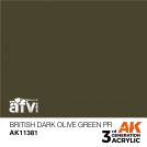 AK INTERACTIVE 11381 BRITISH DARK OLIVE GREEN PFI – AFV 3rd Generation