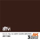 AK INTERACTIVE 11384 S.C.C. NO.1A VERY DARK BROWN – AFV 3rd Generation
