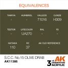 AK INTERACTIVE 11386 S.C.C. NO.15 OLIVE DRAB – AFV 3rd Generation