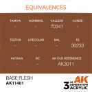 AK INTERACTIVE 11401 BASE FLESH – FIGURES