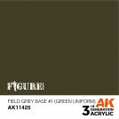 AK INTERACTIVE 11425 FIELD GREY BASE 1 (GREEN UNIFORM) – FIGURES
