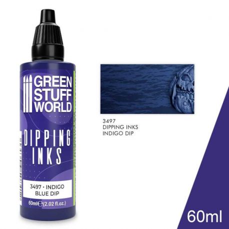 GREEN STUFF WORLD Dipping ink 60 ml - INDIGO BLUE DIP