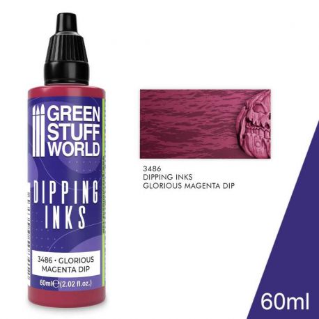 GREEN STUFF WORLD Dipping ink 60 ml - GLORIOUS MAGENTA DIP