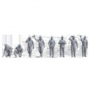 BORDER MODEL IJN Carrier Crew Pilots & Officers 1/35