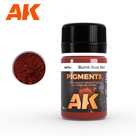 AK INTERACTIVE BURNT RUST RED PIGMENT