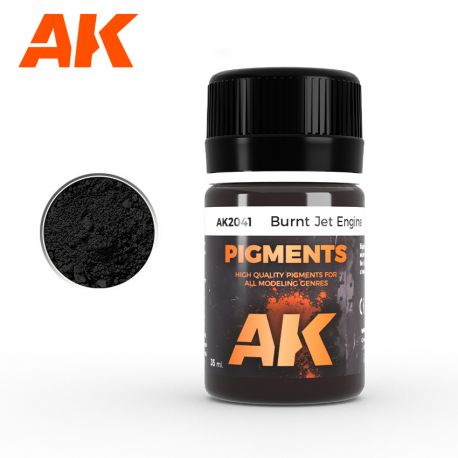AK INTERACTIVE BURNT JET ENGINE PIGMENT