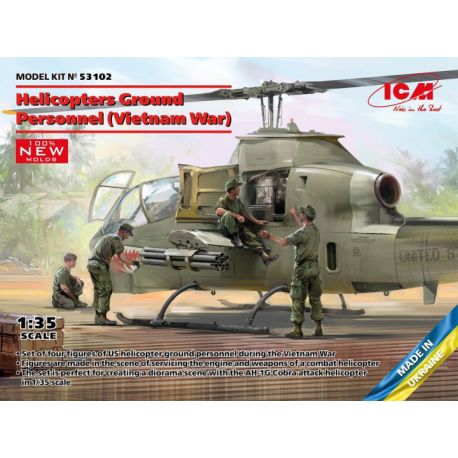 ICM 53102 Helicopters Ground Personnel (Vietnam War)