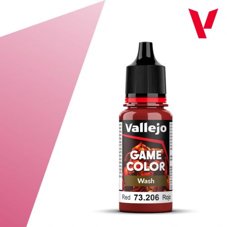 Vallejo Game Color 73.206 Red Wash 17ml
