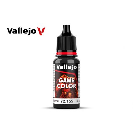 Vallejo Game Color – AV72155 Charcoal 17ml