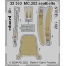 EDUARD 33360 MC.202 seatbelts STEEL 1/32