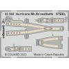 EDUARD 33344 Hurricane Mk. IIb seatbelts STEEL 1/32