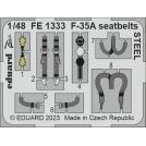 EDUARD FE1335 F-16A MLU seatbelts STEEL 1/48