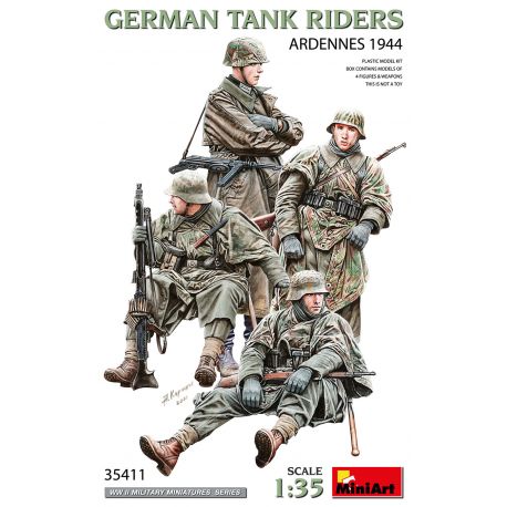 MINIART 35411 GERMAN TANK RIDERS. ARDENNES 1944