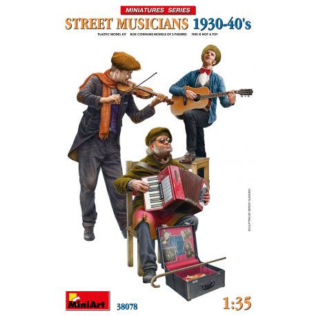 MINIART 38078 STREET MUSICIANS 1930-40’s