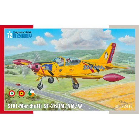 SPECIAL HOBBY 72418 SIAI Marchetti SF-260M/AM/W – 1/72