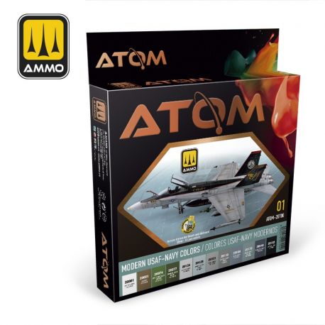 AMMO OF MIG ATOM Modern USAF-NAVY Colors Set
