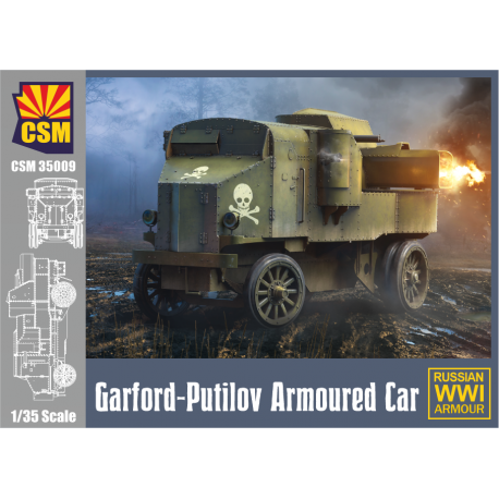 COPPER STATE MODELS 35009 Garford-Putilov Armoured Car
