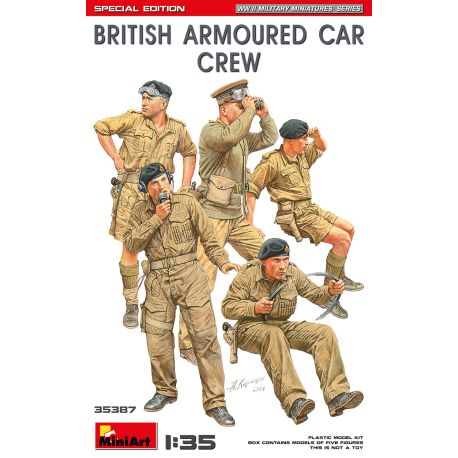 MINIART 35387 BRITISH ARMOURED CAR CREW. SPECIAL EDITION
