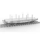 AK INTERACTIVE 35501 GERMAN RAILWAY SCHWERER PLATTFORMWAGEN TYPE SSYS 1/35