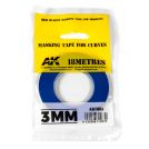 AK INTERACTIVE 9182 MASKING TAPE FOR CURVES 2MM