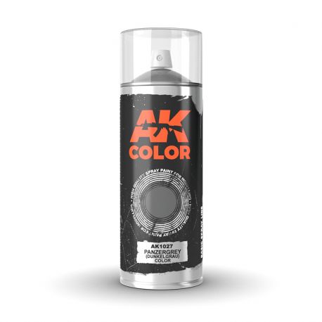 AK INTERACTIVE 1027 PANZERGREY DUNKEL GRAB COLOR SPRAY 150ml