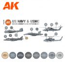 AK INTERACTIVE 11744 US NAVY & USMC MODERN AIRCRAFT & HELICOPTER COLORS