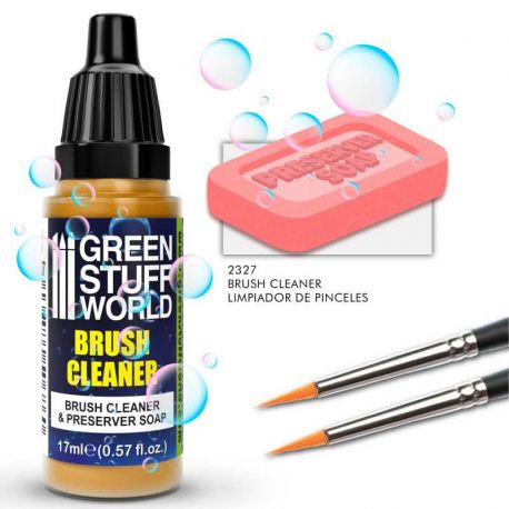 GREEN STUFF WORLD 2327 Brush Soap - Cleaner and Preserver