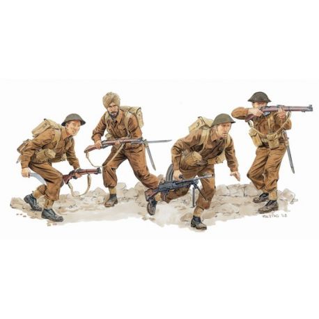 Dragon 6515 Allied Assault, Monte Cassino 1944 (with optional head poses)