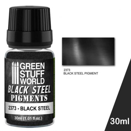 GREEN STUFF WORLD Pigmento BLACK STEEL