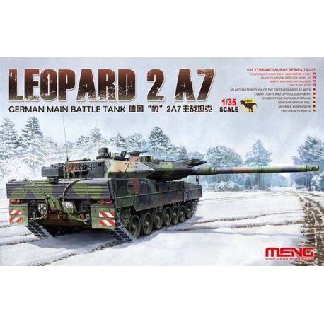 MENG MODEL TS027 Leopard 2 A7 GERMAN MAIN BATTLE TANK