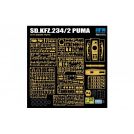 RYE FIELD MODEL 5110 Sd.Kfz.234/2 PUMA with Engine Parts
