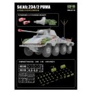 RYE FIELD MODEL 5110 Sd.Kfz.234/2 PUMA with Engine Parts