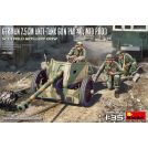 MINIART 35400 GERMAN 7.5CM ANTI-TANK GUN PAK 40. MID PROD. WITH FIELD ARTILLERY CREW