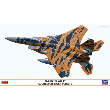 HASEGAWA 02392 F-15DJ Eagle 'Aggressor Tiger Scheme'