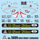 ITALERI 5609 Biber Midget Submarine