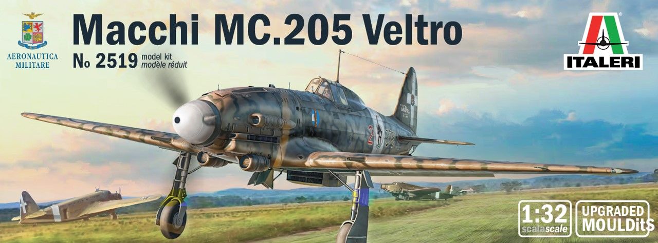 ITALERI 2519 MACCHI MC.205 VELTRO 1/32 - CMMODELLISMO