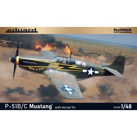 EDUARD 82108 P-51B/C Mustang With Dorsal Fin