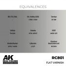 AK REAL COLORS RC801 Flat Varnish 17ml