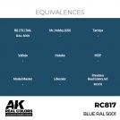 AK REAL COLORS RC817 Blue RAL 5001 17ml