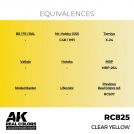 AK REAL COLORS RC825 Clear Yellow 17ml