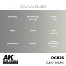 AK REAL COLORS RC826 Clear Smoke 17ml