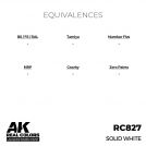 AK REAL COLORS RC827 Solid White 17ml