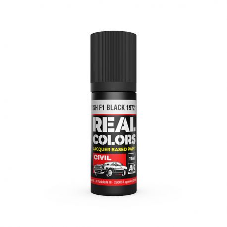 AK REAL COLORS RC828 British F1 Black 1972-1986 17ml