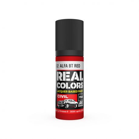 AK REAL COLORS RC832 Alfa BT Red 17ml