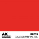 AK REAL COLORS RC833 Maranello F1 Red 1970s-1980s 17ml