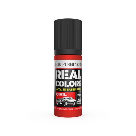 AK REAL COLORS RC833 Maranello F1 Red 1970s-1980s 17ml